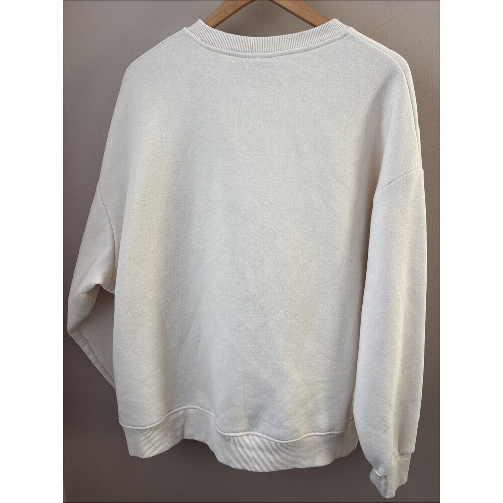 NFL New York Jets Vintage Style Cream Graphic Crewneck Sweatshirt Women’s L - Picture 5 of 5